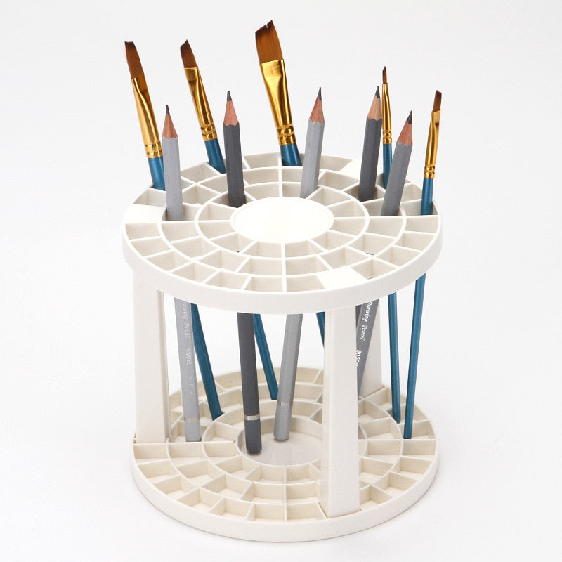Watercolor Paint Brushes Holder Stand